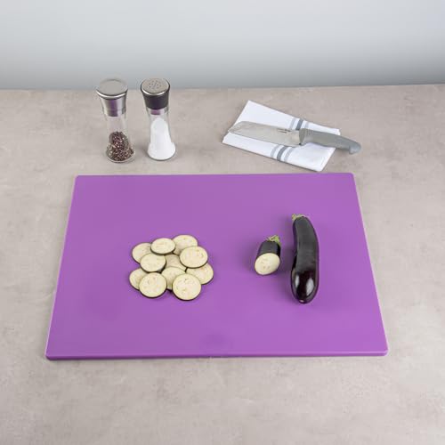 Tabla de Cortar Plástica Restaurante 24x18 Pulgadas Morada miniatura 6