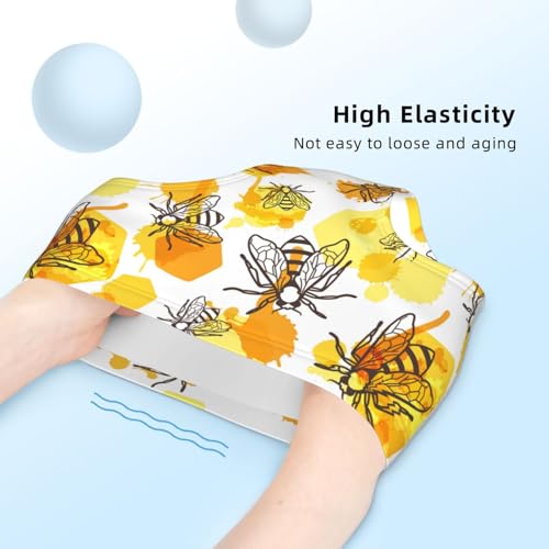 Watercolor Honey And Bee Girls' Underwear Soft Cotton Little Girls Panties Comfort Briefs4