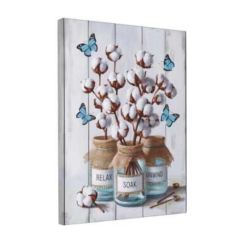 The Image Portrays Three Glass Jars Stylish Framed Wall Decor Easy To Hang High Durability Fits All Interiors Secure Packaging 12 x 16 in