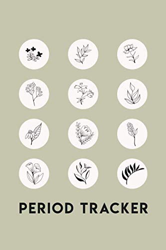 Period Tracker: &amp; PMS Diary. Monthly Layout. Monitor Menstrual Cycle, Mood &amp; PMS Symptoms For 4 Years. For Teen Girls &amp; Women.