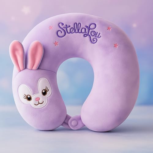 Image of DC DECORIO Kids Travel Neck Pillow with Soft U-Shaped Support Cushion for Car, Airplane & Stroller Naps