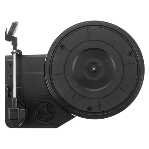 DECOMELODY Gramófono Retro con Altavoces Integrados y Mecanismo de Giradiscos para Decoración y Amantes Música Sonido Cristalino y Diseño Vintage para Hogar