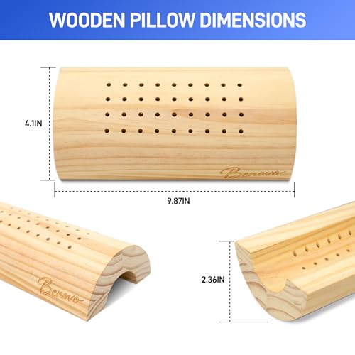 Sauna Headrest Handmade from Spruce Wood Ergonomic Neck Support Wooden Sauna Pillow Sauna Accessories - Image 2