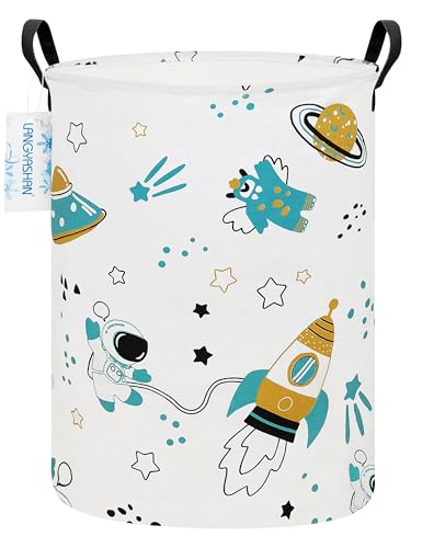 Laundry Hamper Fabric Organizer Collapsible Basket Space Astronaut