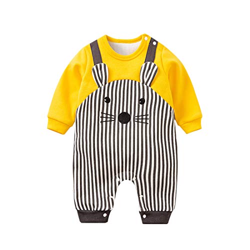 IURNXB Mono de bebé recién nacido de dibujos animados de manga larga con cuerpo