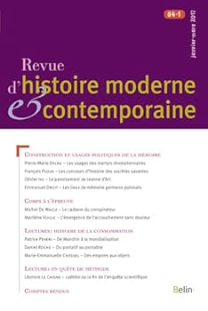 Paperback RHMC 64-1 [French] Book
