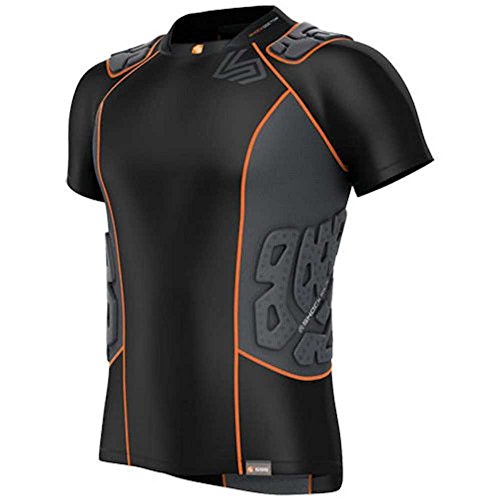 Shock Doctor Men's Shockskin 5-Pad Short Sleeve Impact Shirt