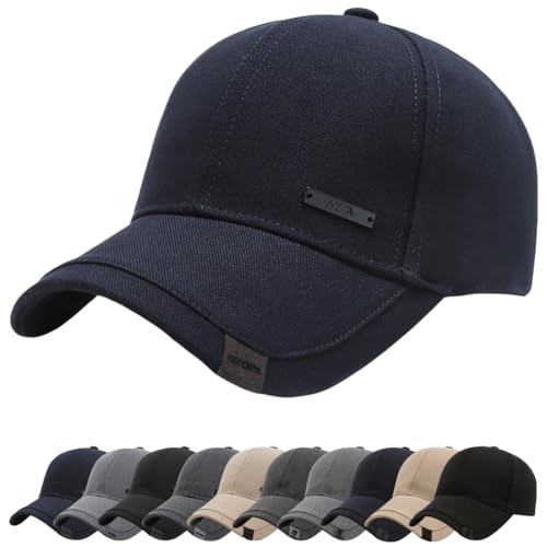 Berretto da Baseball Invernale Uomo Cappello Invernale Uomo con Fodera Cappellino Autunno/Inverno Unisex Berretto da Baseball Cappelli Invernali Cappelli