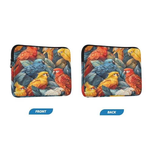 Funda para Laptop 13-14 Pulgadas con Diseño de Pájaros Coloridos miniatura 2