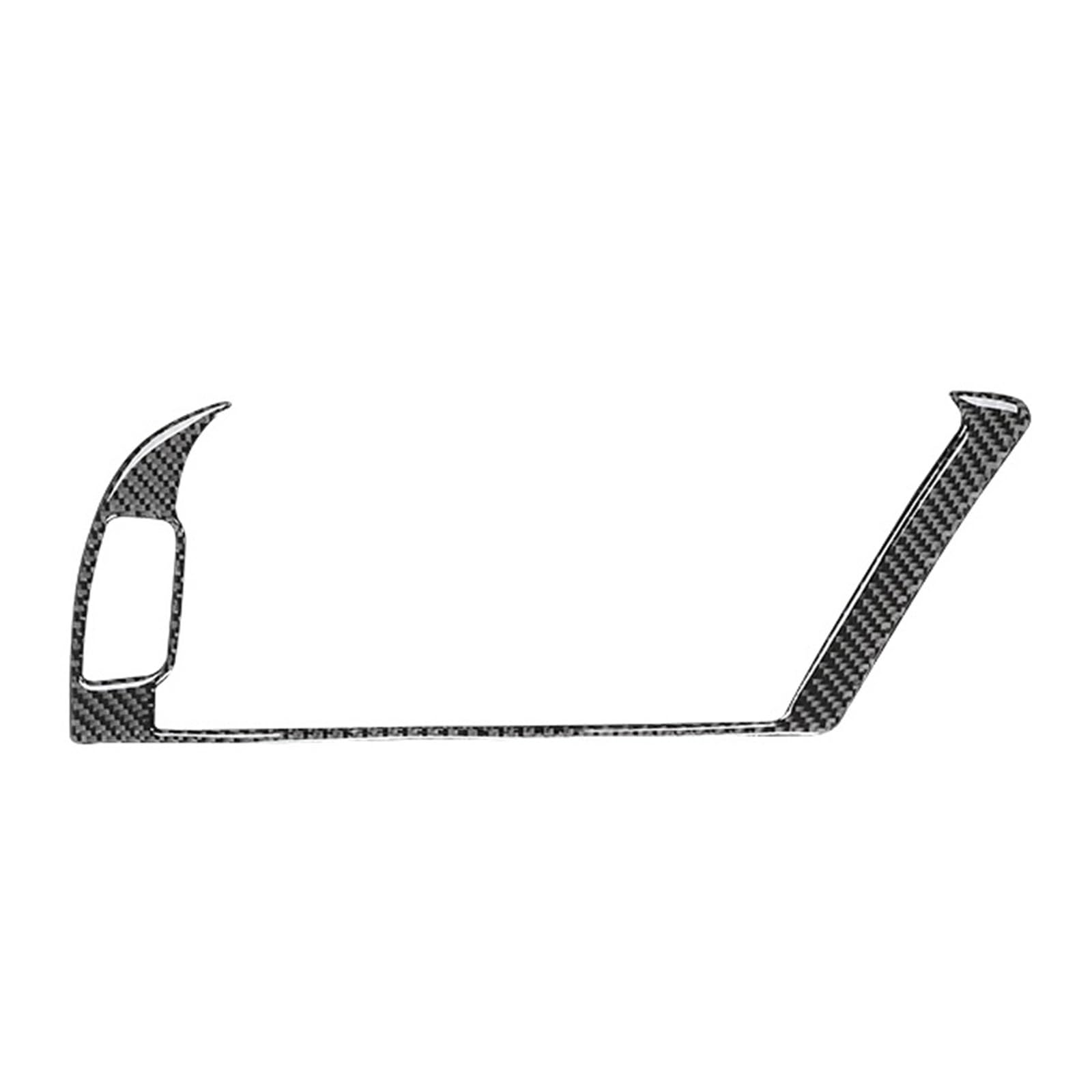 Compatible for Audi A4L A4 B8 Q5 A5 2009-2016 Accessories Carbon Fiber Modified Interior Car Navigations Warning Light Frame Trim Sticker(Right-Hand Drive B)