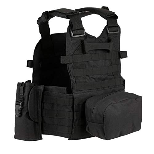 Outdoor Men's Modular Vest Hunting Gear Load Carrier Vest with Hydration Pocket