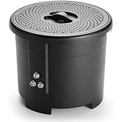 Airthereal Spare Bucket and Lid for R500 Revive Electric Kitchen Composter (Black)