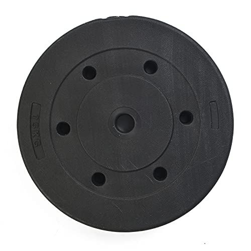 Youyijia 2x 15kg Standard Weight Plates Disc Vinyl Barbell Weights Lifting Training Dumbbell Plates for Bodybuilding Increase Muscle 36x7cm - Image 6