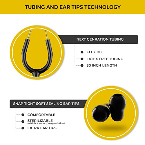 Single Head Stethoscope For Doctors Nurses Emt, Medical Students : Lubb-Dupp…(Burgundy) #TOP4