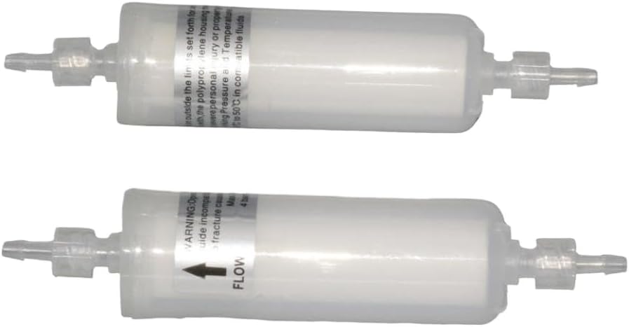 5 Micron 80cm Ink Filter Compatible with DTF Printers White Ink Circulation System and Eco-Friendly Solvent Printers(10 pcs White Filter)