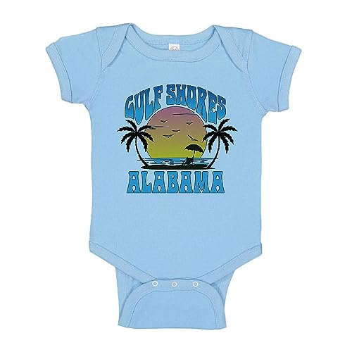 TATY Kids Vacation Gulf Shores Alabama Baby Infant Bodysuit