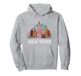 Wir stellen Ihnen unsere New York Skyline vor, ein stilvolles und faszinierendes Design, das mühelos ikonische Elemente dieser bezaubernden Stadt vereint. Dieses mit größter Liebe zum Detail gefertigte T-Shirt ist eine Hommage an den zeitlosen Reiz von New