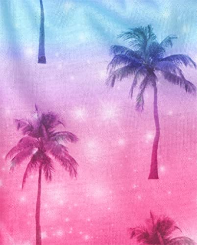 The Children's Place Girls' Sleeveless Tank Top And Shorts 2 Piece Pajama Set3