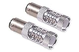Diode Dynamics Tail Light LEDs compatible with Acura Integra 1986-2001 (pair), 1157 XP80 Red