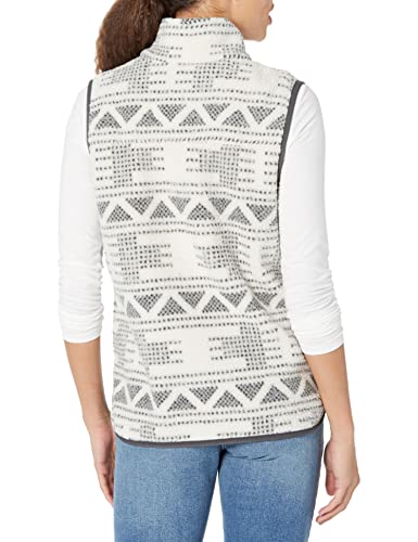 Carhartt Womens Relaxed Fit Fleece Snap-Front Vest, Malt Geo Aztec, 1X Us #TOP1
