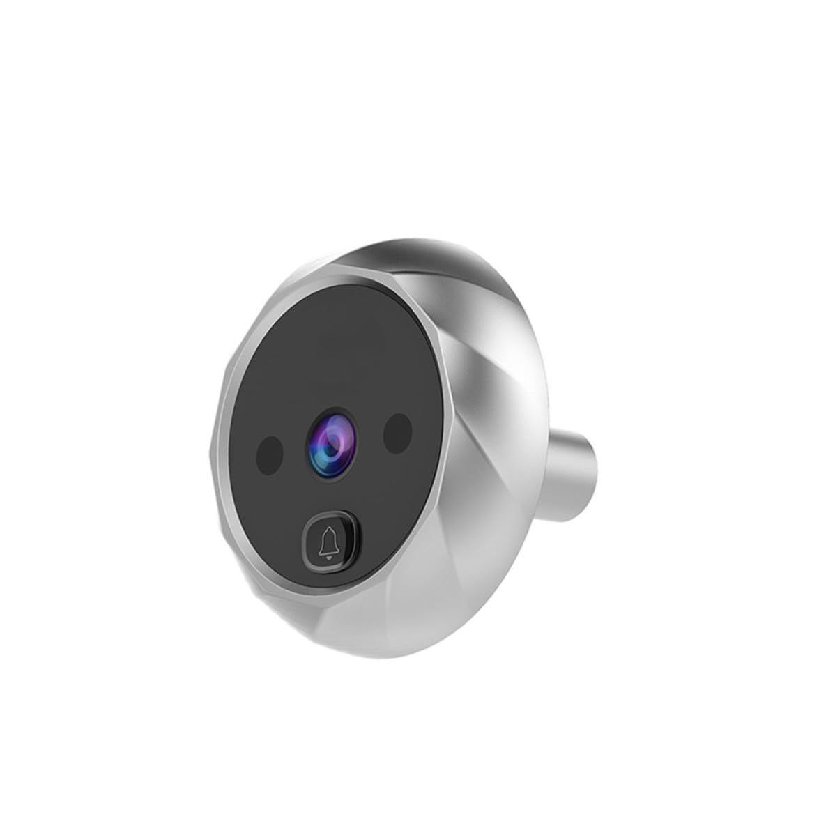 Mirilla Digital para Puerta Vista Gran Angular de 90 Grados y Memoria Incorporada, Visor Electrónico de Plástico Adecuado para Seguridad Hogar