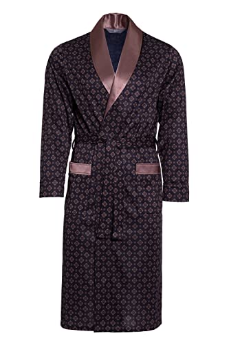 Herren Morgenmantel - Revise Brais RE-502 - Dünn und leicht – Schwarz...