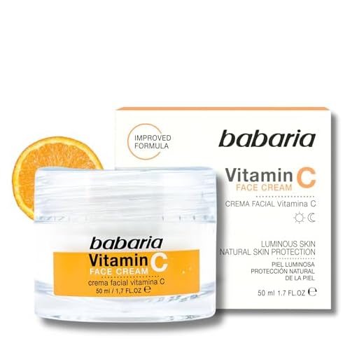Babaria - Crema Facial con Vitamina C y E, Tratamiento Antioxidante y Protector, Aporta Luminosidad, Apto para Pieles Grasas, Vegano, 50 ml