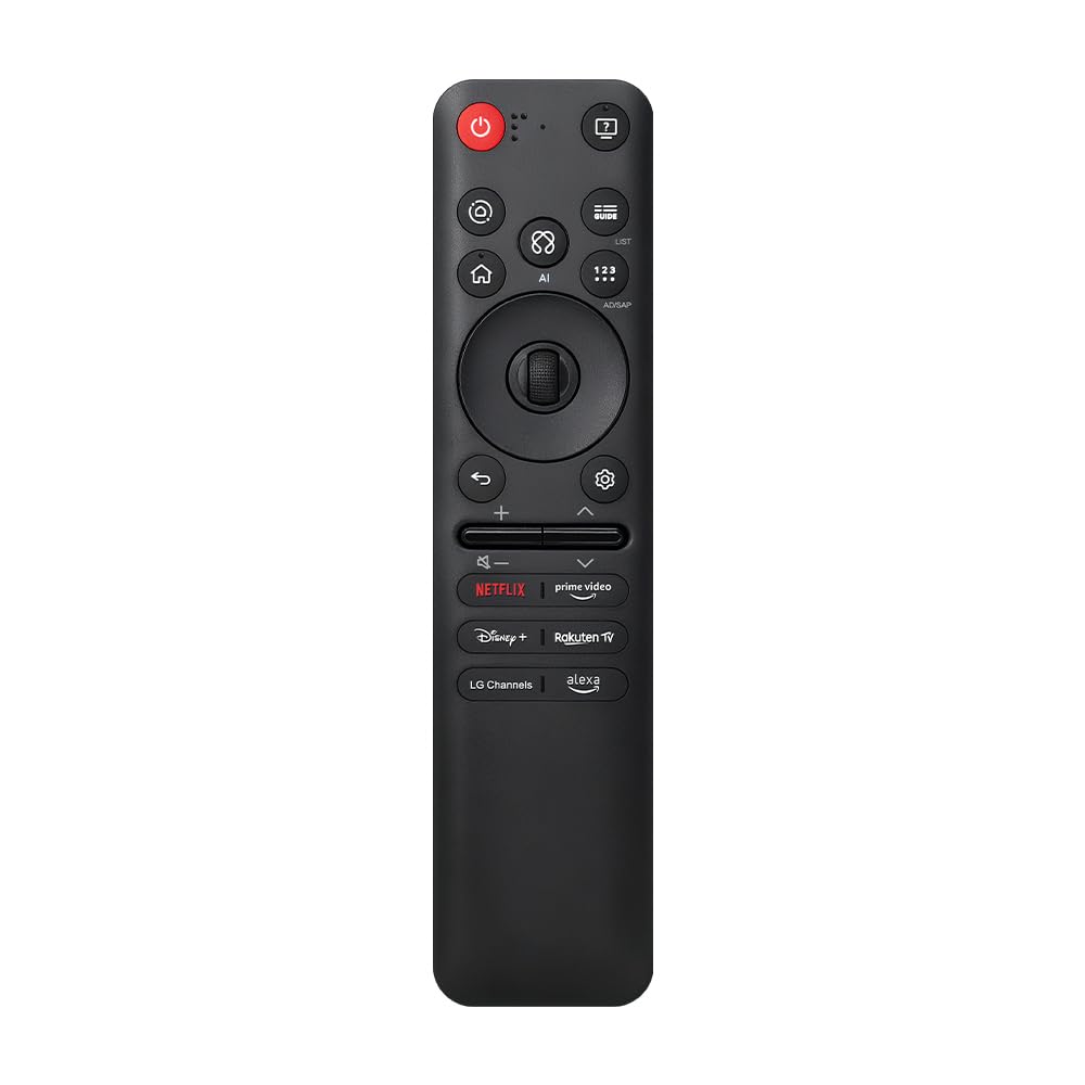 AKB76046603 Mando Mágico por Voz MR25GA para TV de LG Serie 2025 OLED G5/C5/B5, QNED 92A/85A/80A, UA77 - Control por Voz con Puntero, Compatible con MR25GA/24GA/23GA/22GA/21GA/20GA