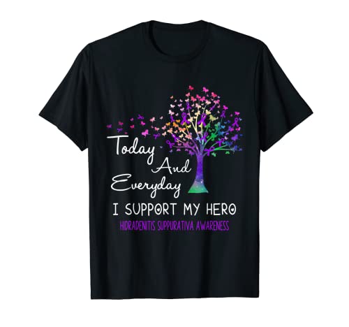 Árbol Cinta Soporte Héroe Hidradenitis Supurativa Conciencia Camiseta