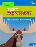 Math Expressions, Home and Remembering, Grade 3 Volume 1, 9781328743961, 1328743969 1328743969 Book Cover