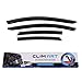 CLIM ARTDeflectores de Aire para/Compatible con Ford Ford Focus III (Notchback/Hatchback) 2010-2017 deflectores de Viento, Cortavientos Ventana Coche, Adhesivos, 4 Unidades