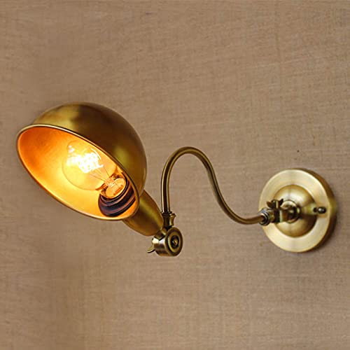 Applique murale rétro AMUCK réglable en métal luminaire E27 - 5