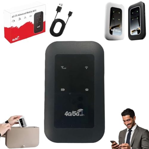 All-Network Portable WiFi, Power on and Use Free for Life