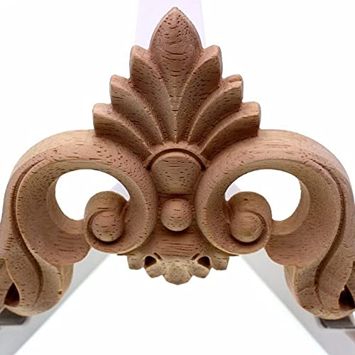 Sculpture sur bois fleur de meuble européenne pour un artisanat d'art raffiné - 5
