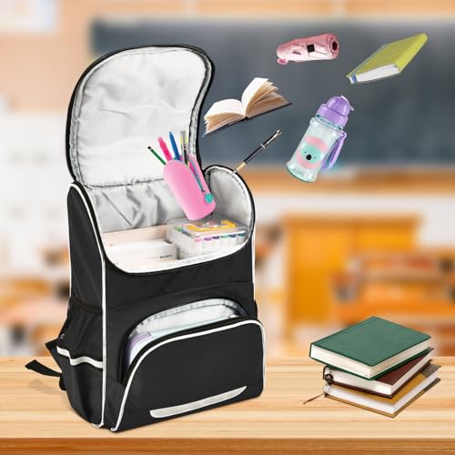 Goth Bats Backpack 16 Inch Stylish Casual Rucksack Daypacks, College School Student Laptop Backpack2