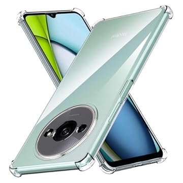 Anoowkoa Compatível com Xiaomi Redmi A3X/A3. Capa transparente para celular. À prova de choque de grau militar. Ultrafina à prova de quedas e ultraflexível. Para Redmi A3X/A3