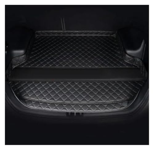 Tapis de coffre pour Jaguar XF 2008-2015 protection sur mesure noir et beige