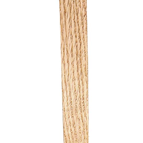 Skelang Furnier aus Holz, Furnierholz, Kantenband zum Aufbügeln aus Melamin, 19 mm × 15 m, für Regal, Schrank, Türrahmen (Eiche rot)