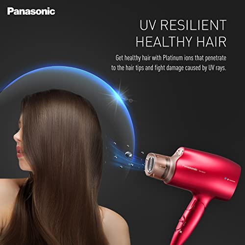 Panasonic Eh-Na45Rp62B Hair Dryer With Nanoe Technology For Shinier, Healthier Moisture-Rich Hair (Rouge Pink), 1600 Watts, 1600 Watts - Image 4