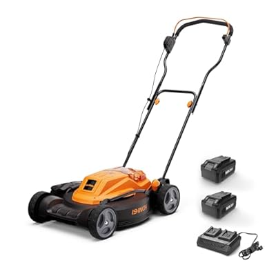 LawnMaster CLMF4819X 48V MAX* 19-inch Brushless Cordless Mower with 2X24V MAX* 4.0Ah Battery and a Dual Charger 6 Cutting Position