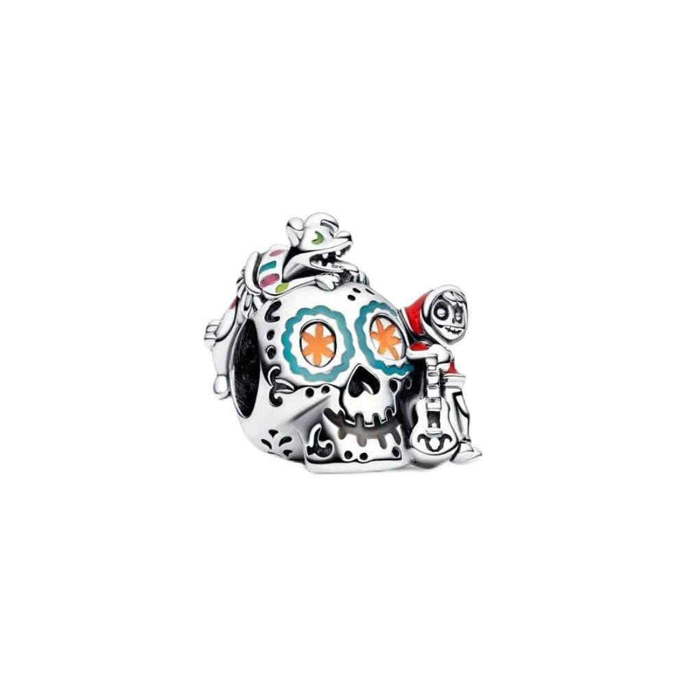 Ouroyea Coco Miguel & Dante Skull Glow-in-the-dark Charm 925 Sterling Silver Pendant,Jewelry Beads Gifts for Women
