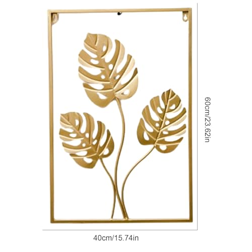 Accessoires d'art mural feuille de fer pour salle à manger