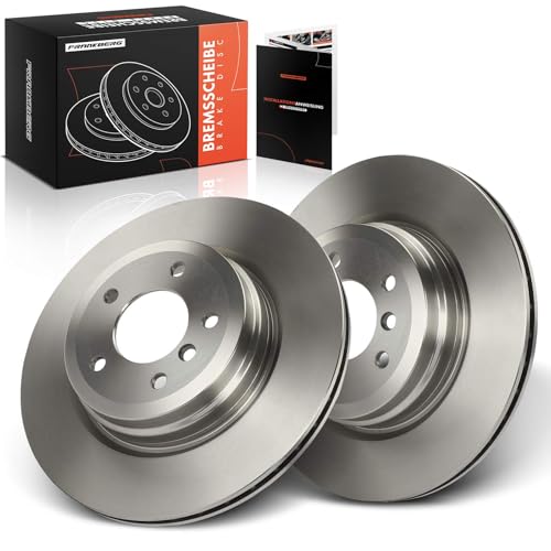 Frankberg Brake Disc Set incl. 2x Discs Rear Vented Ø336mm Compatible with 3 Series Touring E91 3 Series E90 3 Series Coupe E92 X1 E84 Replace# 34216855004