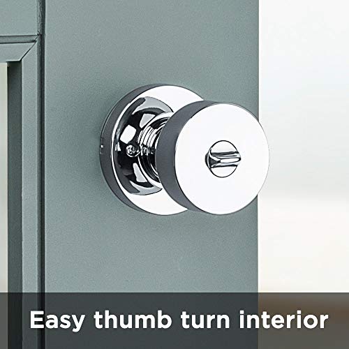 Kwikset 97300-934 Pismo Door Knob, Polished Chrome #TOP4