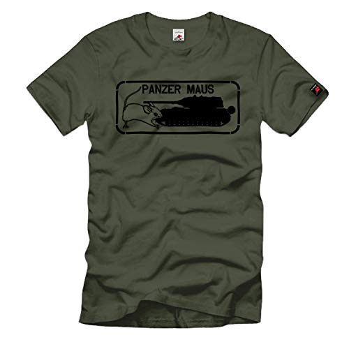 T-shirt militaire Char de combat VIII vert kaki grande taille 3XL