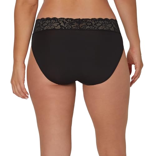 Maidenform Women's Underwear, Perfect Fit Hi-Cut Panties, Stretch Lace High-Leg Underwear for Women, 3-Pack2