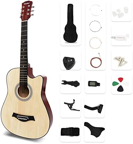 アコースティックギター 初心者セット 16点 S.カッタウェイタイプ