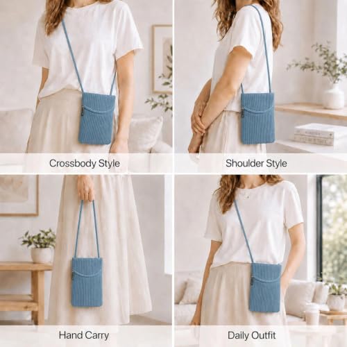 Image of Small Crossbody Women Cell Phone Purse Wallet Bag With Shoulder Strap