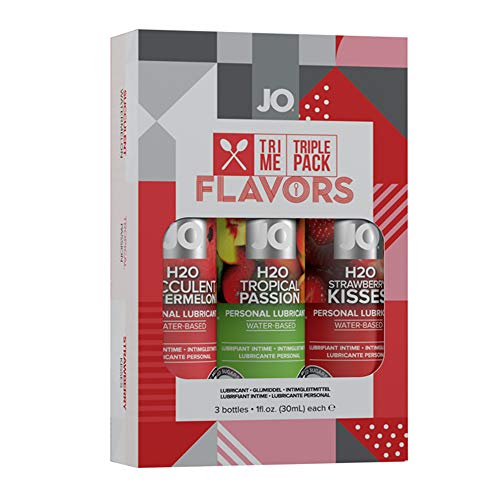 System JO Classics/Gelato/Flavors Tri Me Lubricants Triple Set-1 fl.oz Each (Flavors-Triple Set)