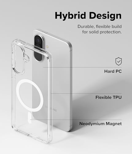 Ringke Fusion for Samsung Galaxy A57 5G Case [Compatible with MagSafe] UV Coating for Scratch & Discoloration Resistant,
